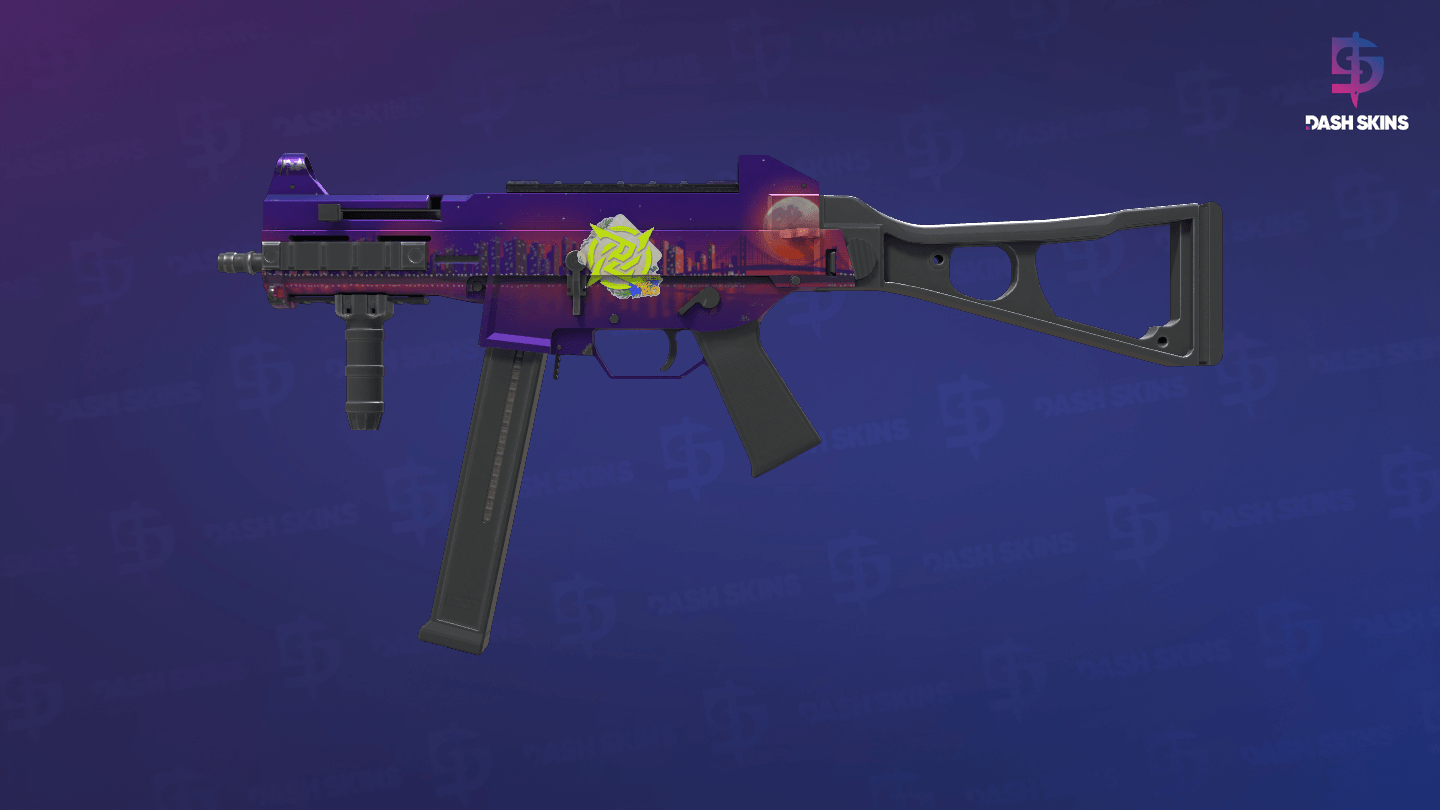 UMP-45 | Moonrise (Factory New) Screenshot Playside