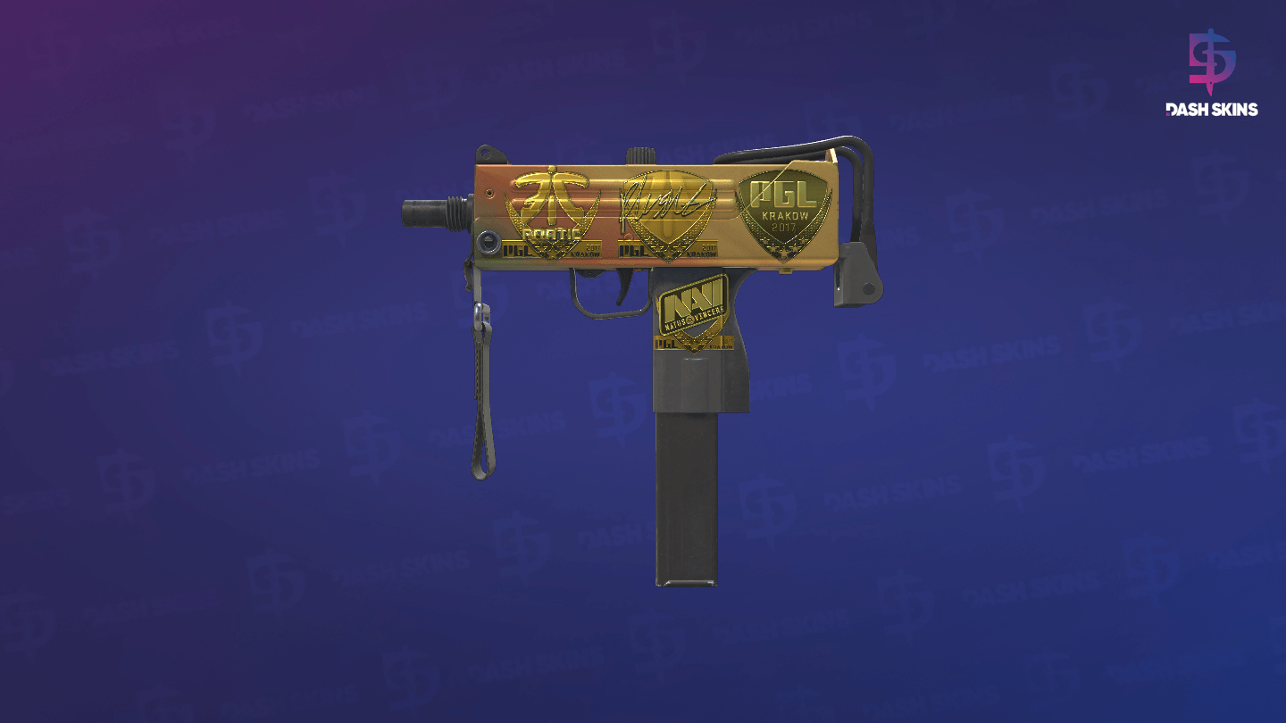 Souvenir MAC-10 | Amber Fade (Field-Tested) Screenshot Playside