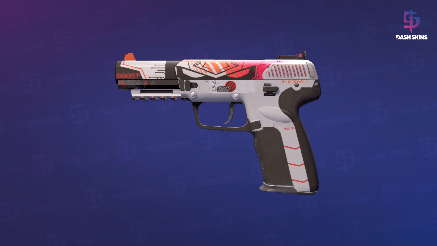 Five-SeveN | Boost Protocol (Minimal Wear) Screenshot Playside
