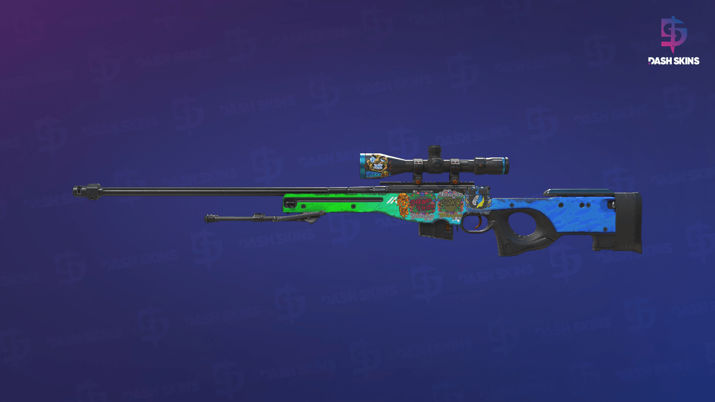 AWP | Ice Coaled (Field-Tested) Screenshot Playside