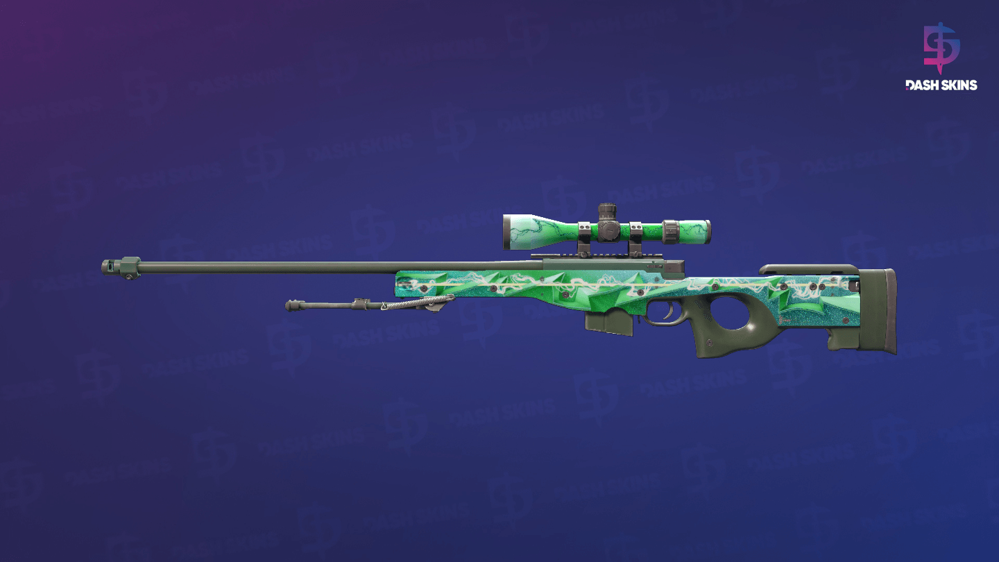 AWP | Green Energy (Minimal Wear) Screenshot Playside