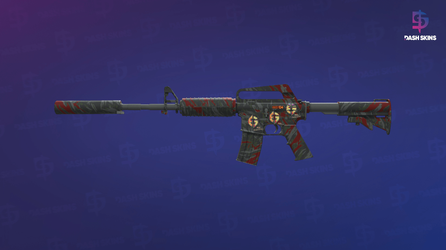 StatTrak™ M4A1-S | Blood Tiger (Minimal Wear) Screenshot Playside