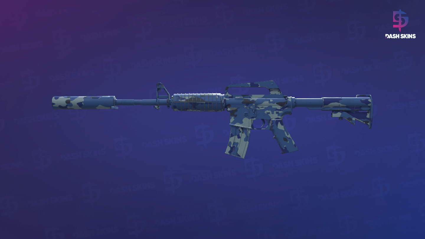 M4A1-S | Bright Water (Minimal Wear) Screenshot Playside