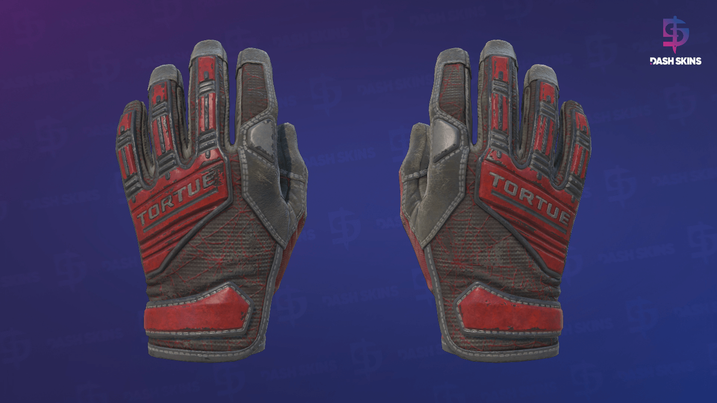 ★ Specialist Gloves | Crimson Web (Battle-Scarred) Screenshot Playside