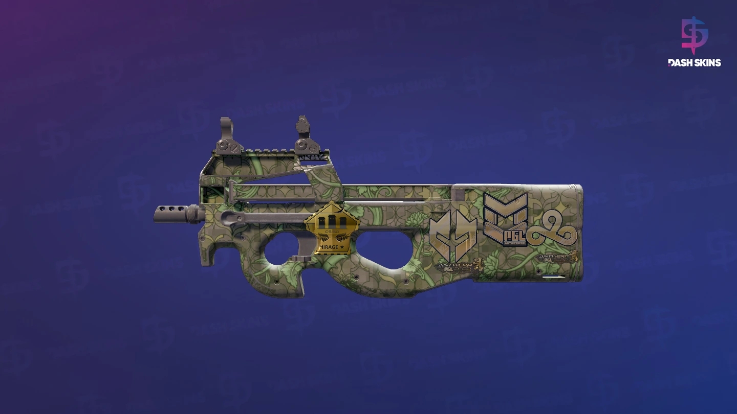 Souvenir P90 | Verdant Growth (Field-Tested) Screenshot Playside
