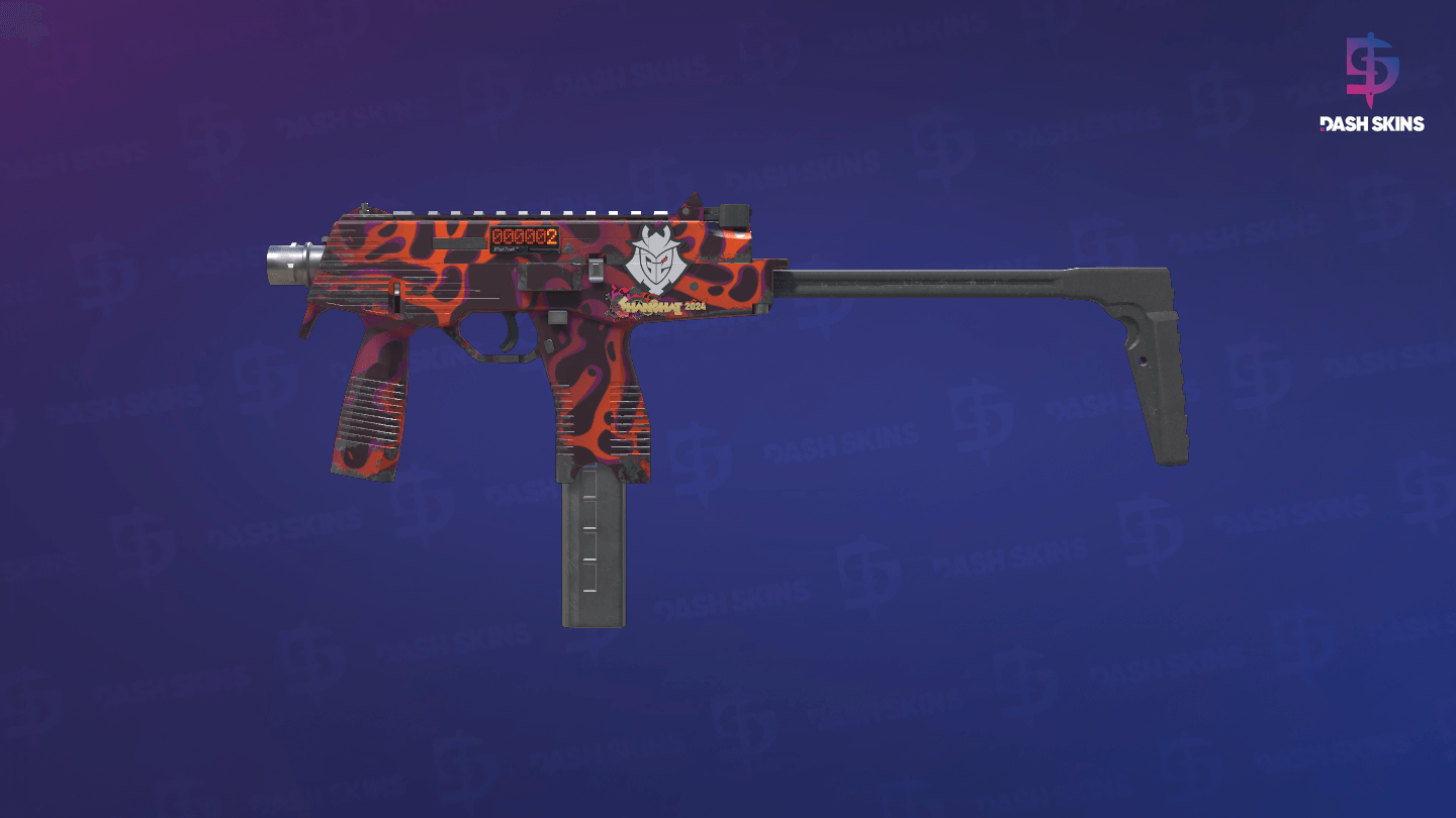 StatTrak™ MP9 | Ruby Poison Dart (Field-Tested) Screenshot Playside