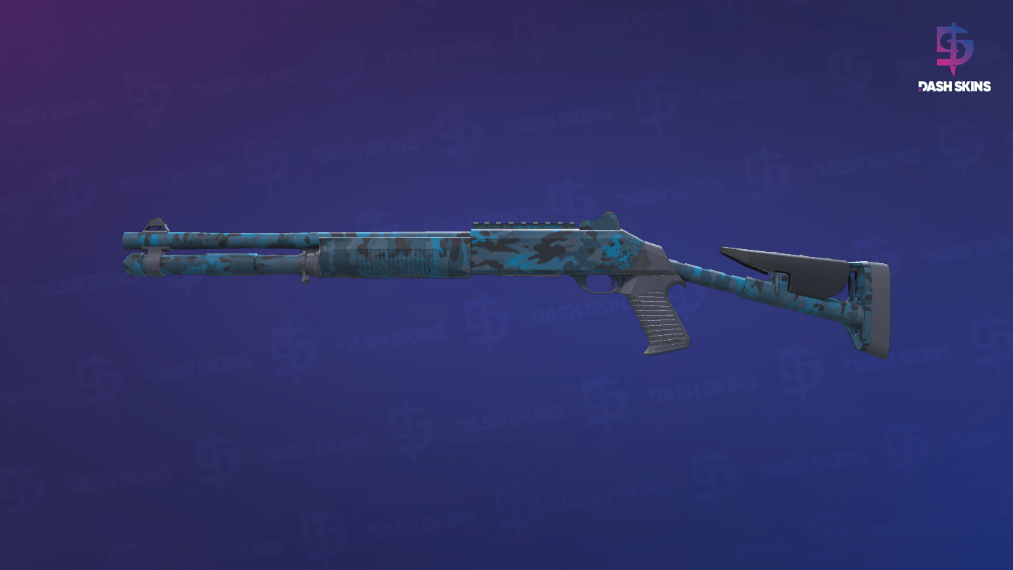Souvenir XM1014 | VariCamo Blue (Factory New) Screenshot Playside