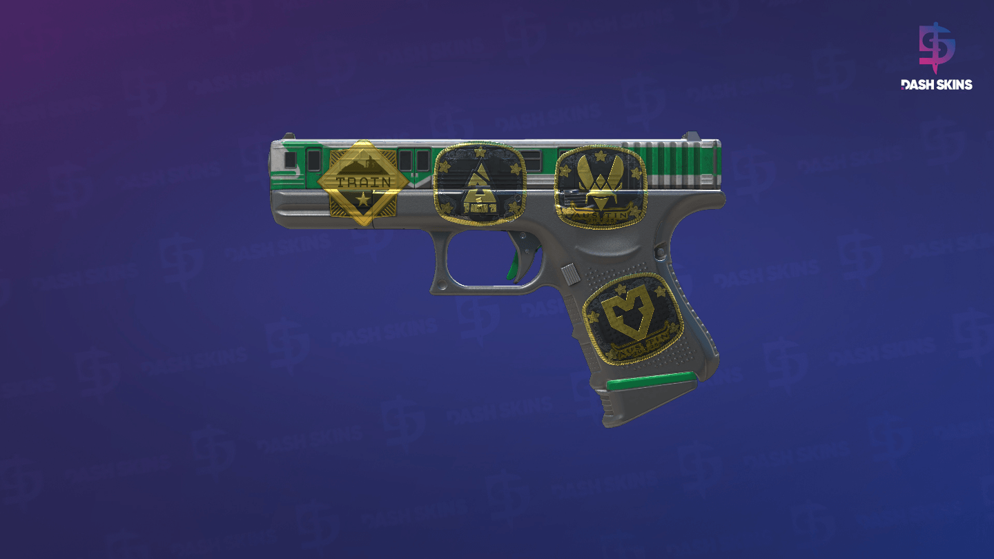 Souvenir Glock-18 | Green Line (Factory New) Screenshot Playside