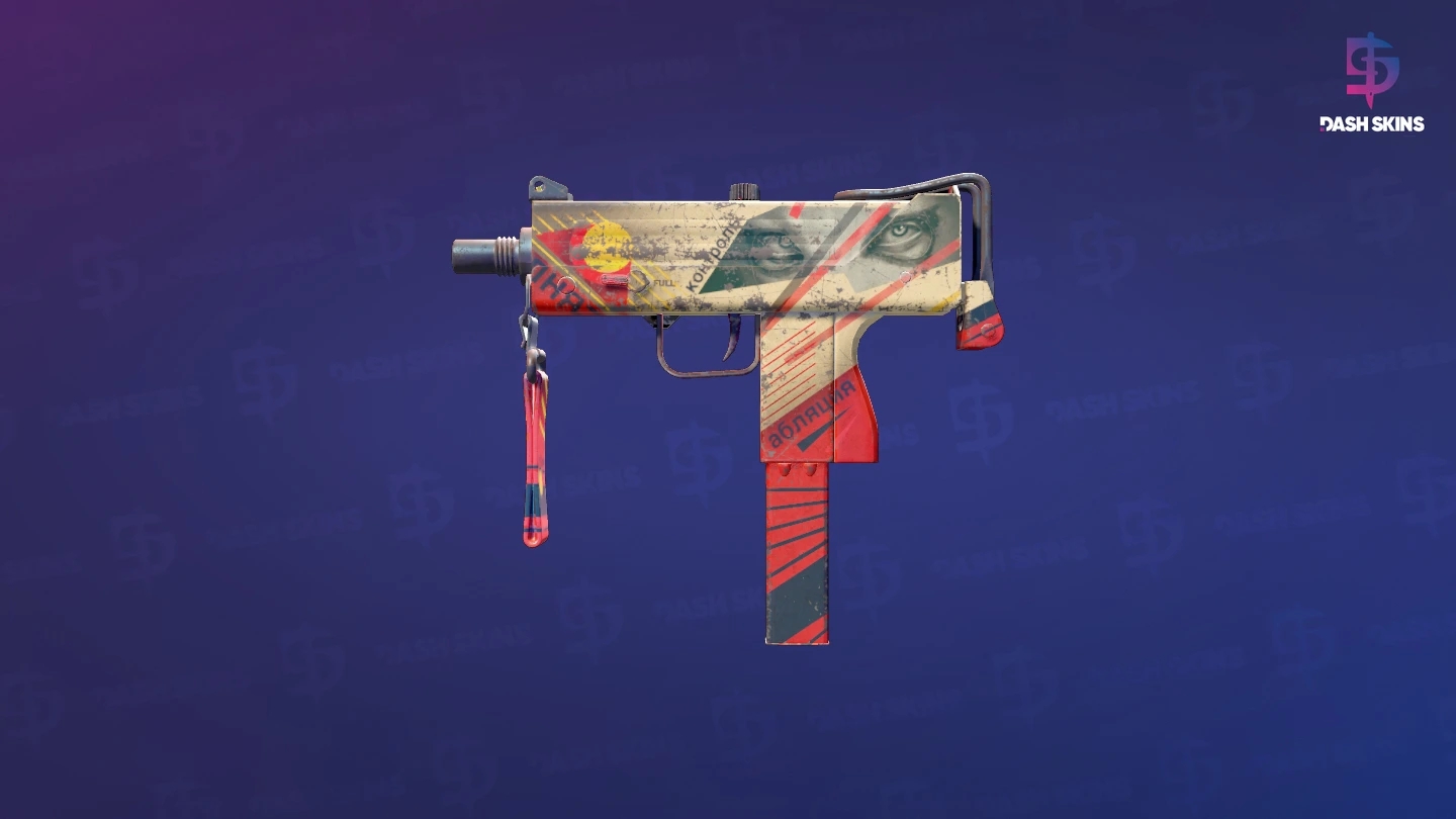 MAC-10 | Propaganda (Battle-Scarred) Screenshot Playside