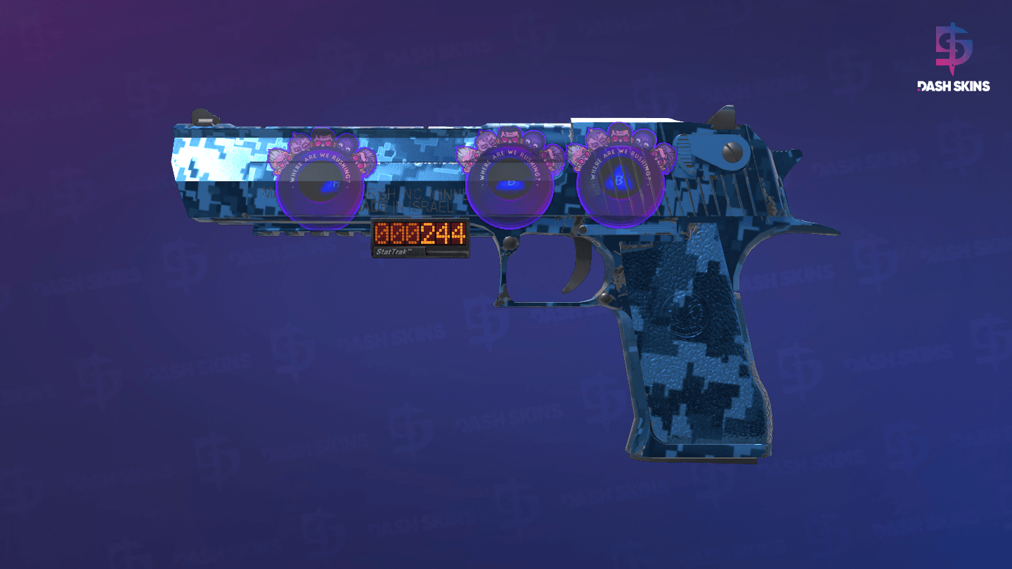 StatTrak™ Desert Eagle | Cobalt Disruption (Minimal Wear) Screenshot Playside