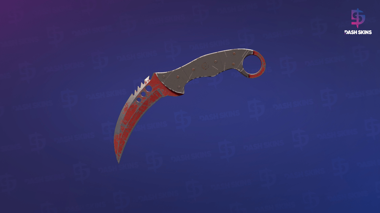 ★ StatTrak™ Talon Knife | Crimson Web (Battle-Scarred) Screenshot Playside