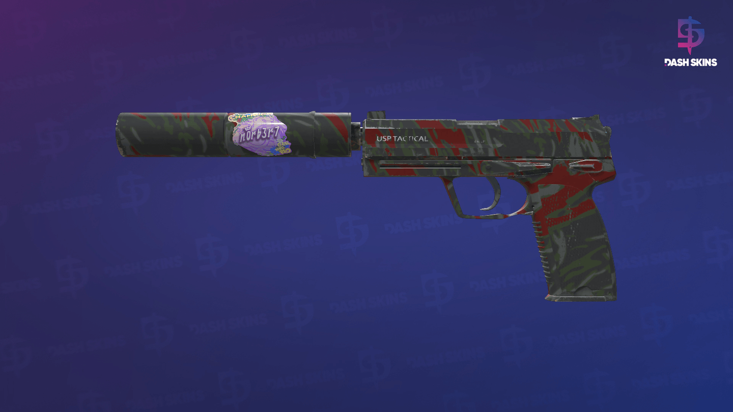 USP-S | Blood Tiger (Minimal Wear) Screenshot Playside