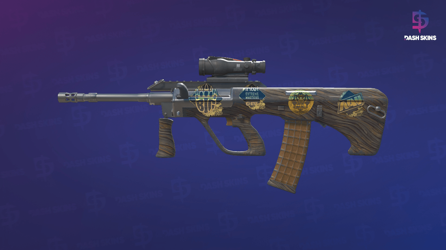 Souvenir AUG | Spalted Wood (Field-Tested) Screenshot Playside