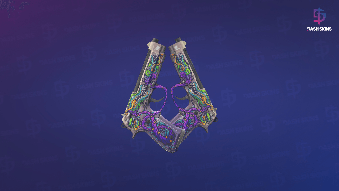 Dual Berettas | Flora Carnivora (Field-Tested) Screenshot Playside