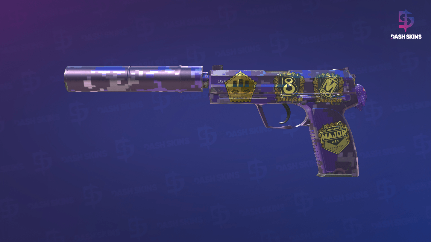 Souvenir USP-S | Purple DDPAT (Minimal Wear) Screenshot Playside