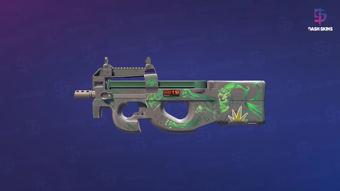 StatTrak™ P90 | Grim (Well-Worn) Screenshot Playside