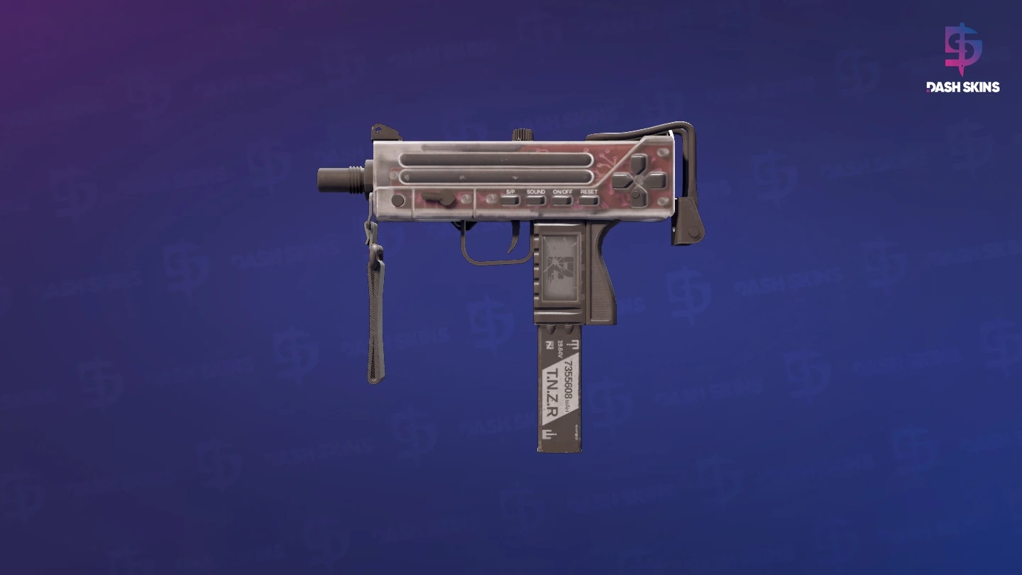 MAC-10 | Button Masher (Battle-Scarred) Screenshot Playside