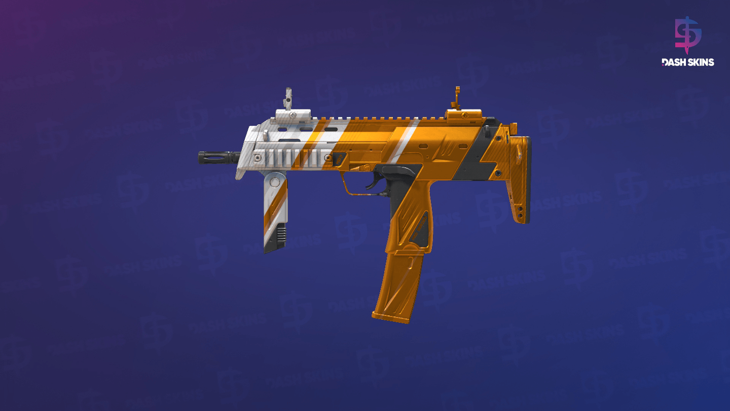 MP7 | Amberline (Minimal Wear) Screenshot Playside