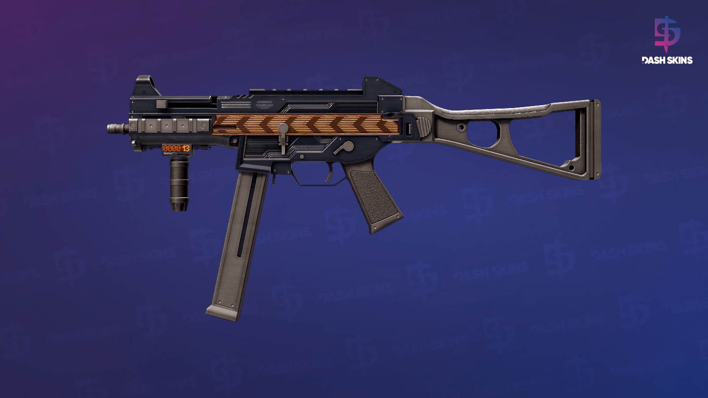 StatTrak™ UMP-45 | Roadblock (Minimal Wear) Screenshot Playside