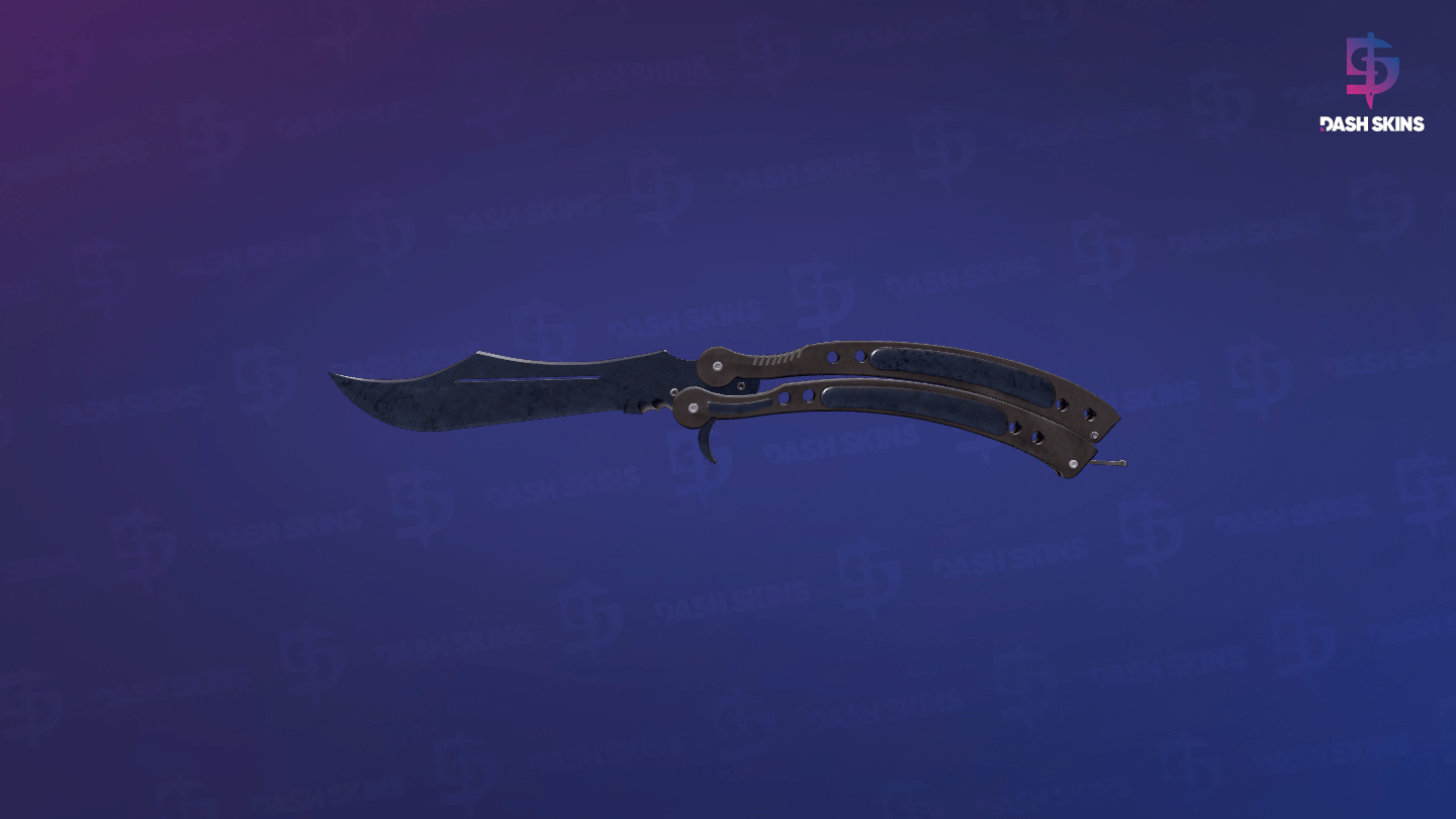 ★ Butterfly Knife | Blue Steel (Field-Tested) Screenshot Playside