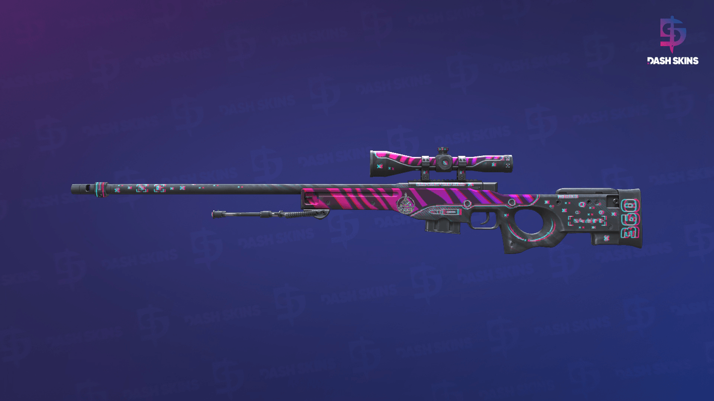 AWP | Chromatic Aberration (Minimal Wear) Screenshot Playside