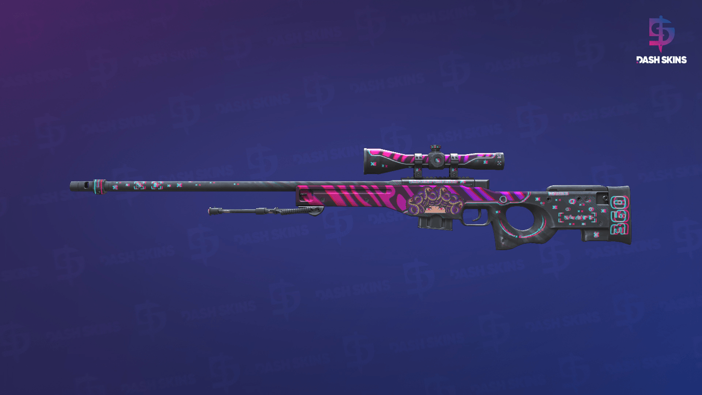 AWP | Chromatic Aberration (Minimal Wear) Screenshot Playside
