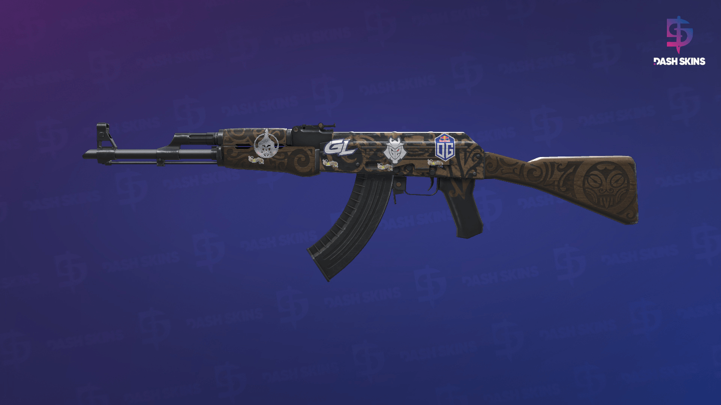 AK-47 | Uncharted (Minimal Wear) Screenshot Playside