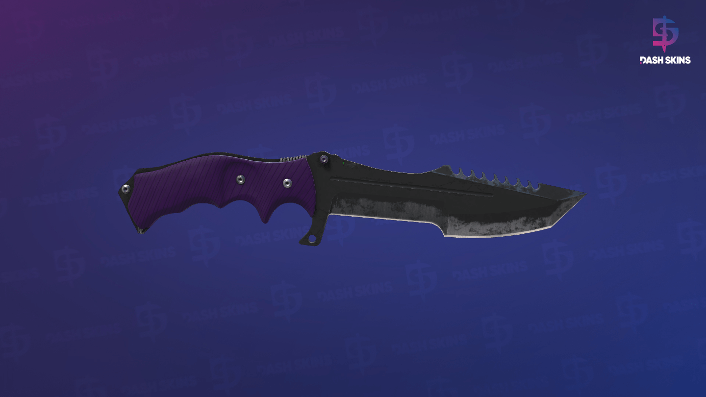 ★ Huntsman Knife | Ultraviolet (Field-Tested) Screenshot Playside