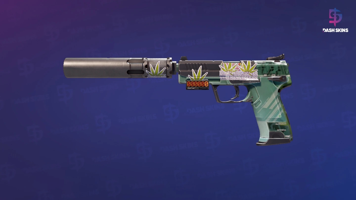 StatTrak™ USP-S | PC-GRN (Minimal Wear) Screenshot Playside