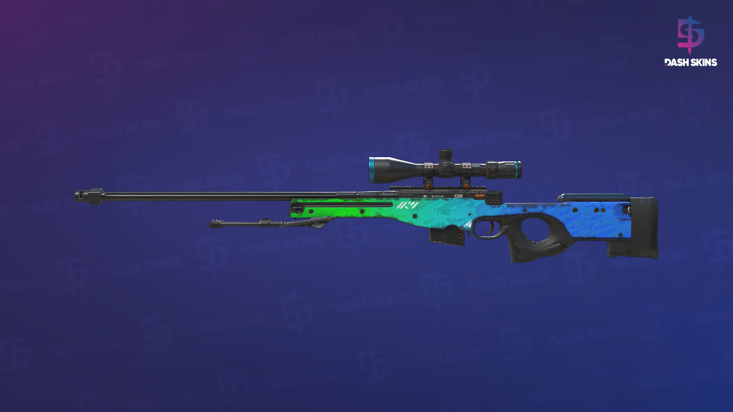 AWP | Ice Coaled (Well-Worn) Screenshot Playside