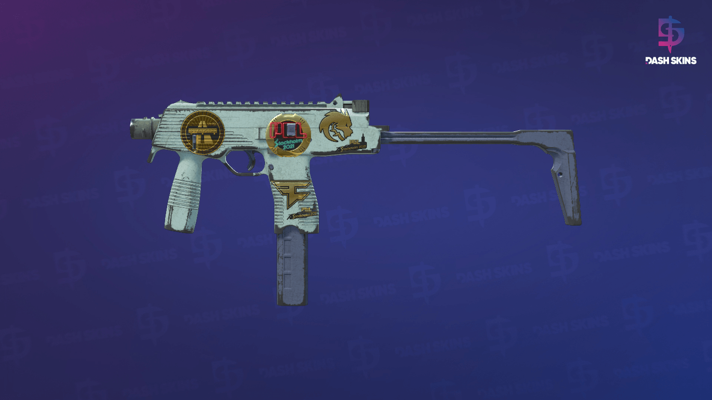 Souvenir MP9 | Storm (Battle-Scarred) Screenshot Playside