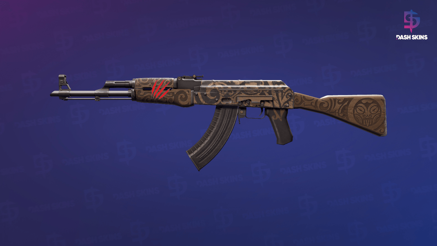 AK-47 | Uncharted (Minimal Wear) Screenshot Playside