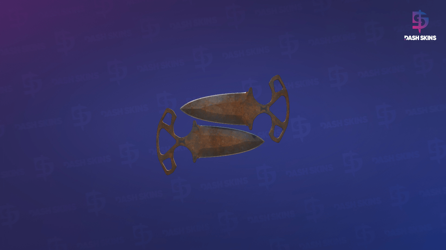 ★ Shadow Daggers | Rust Coat (Battle-Scarred) Screenshot Playside