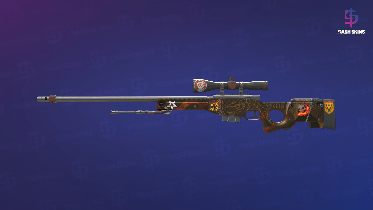 AWP | Mortis (Well-Worn) Screenshot Playside