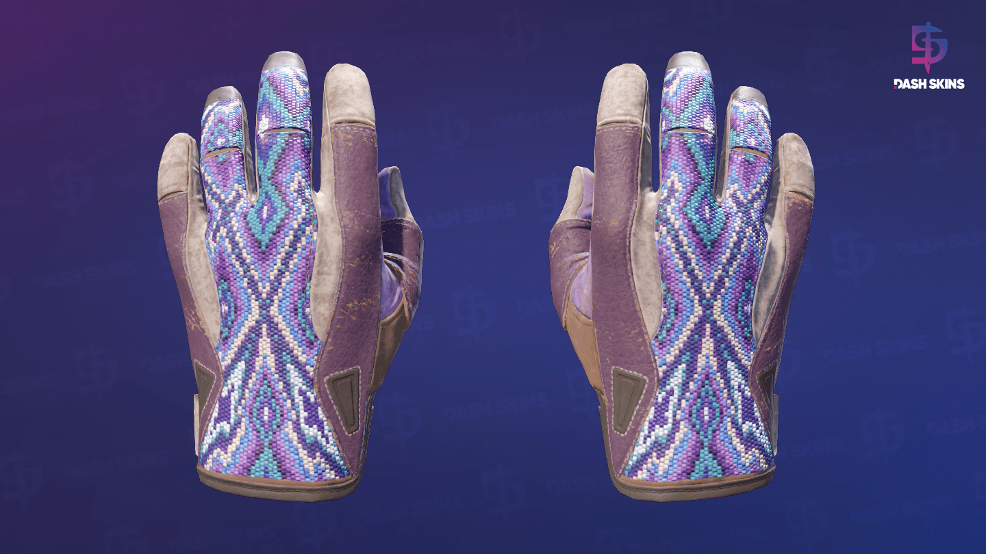 ★ Sport Gloves | Violet Beadwork (Well-Worn) Screenshot Playside