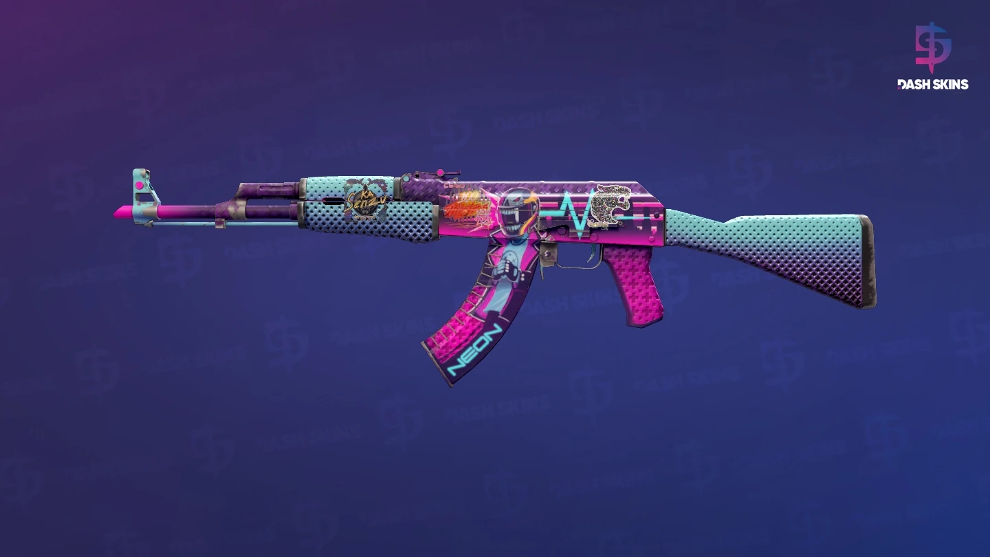 AK-47 | Neon Rider (Field-Tested) Screenshot Playside