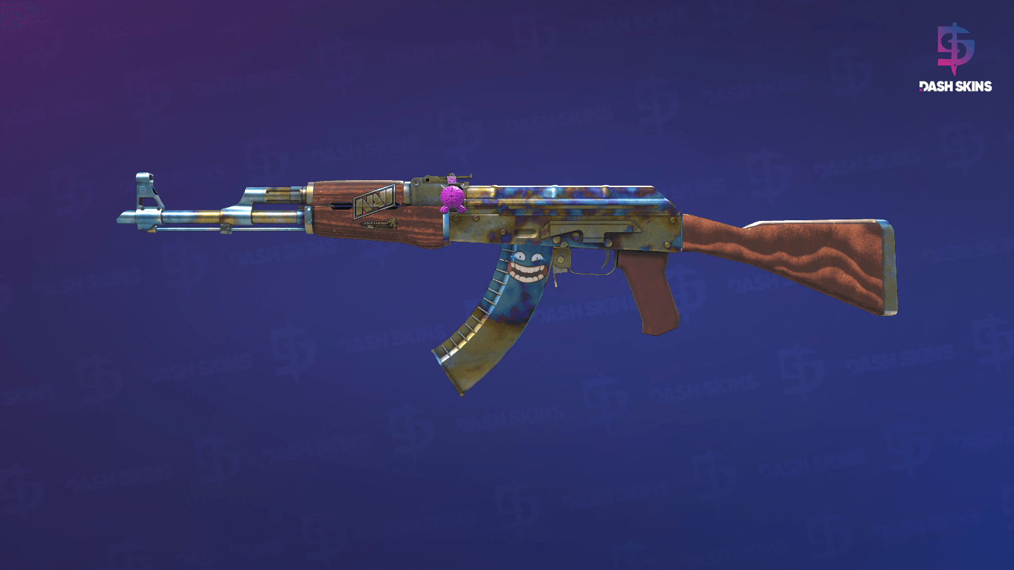 AK-47 | Case Hardened (Well-Worn) Screenshot Playside