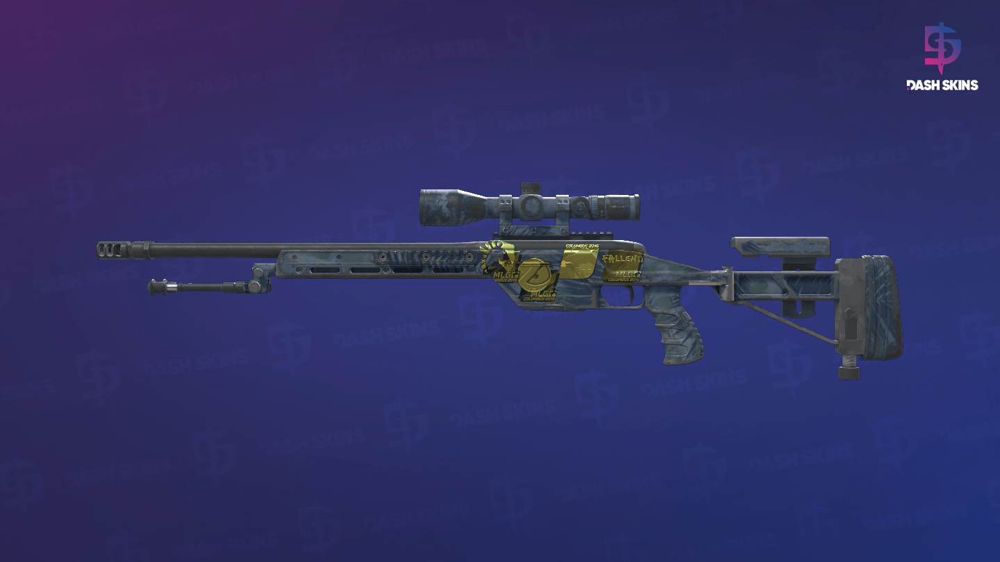 Souvenir SSG 08 | Tropical Storm (Well-Worn) Screenshot Playside