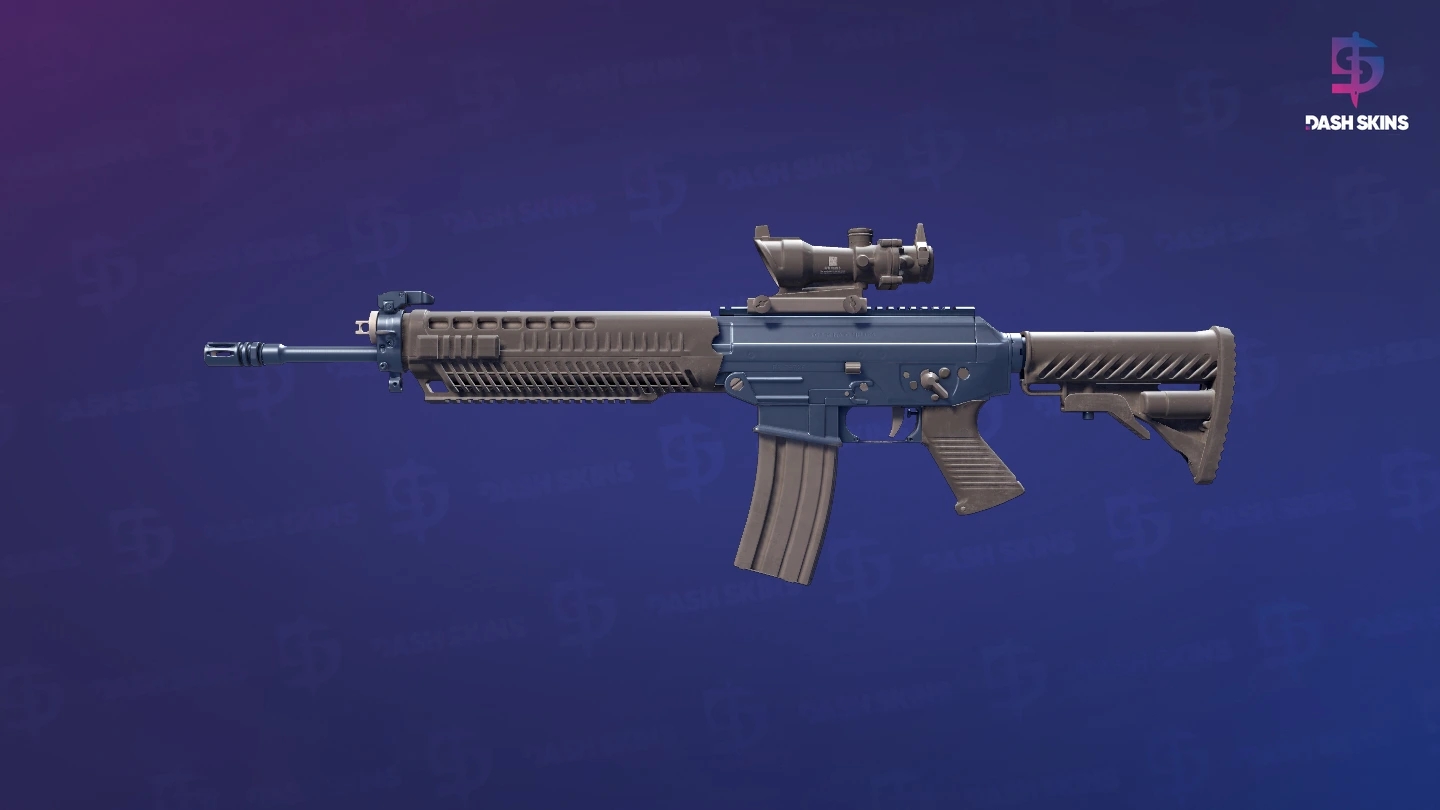 SG 553 | Anodized Navy (Factory New) Screenshot Playside