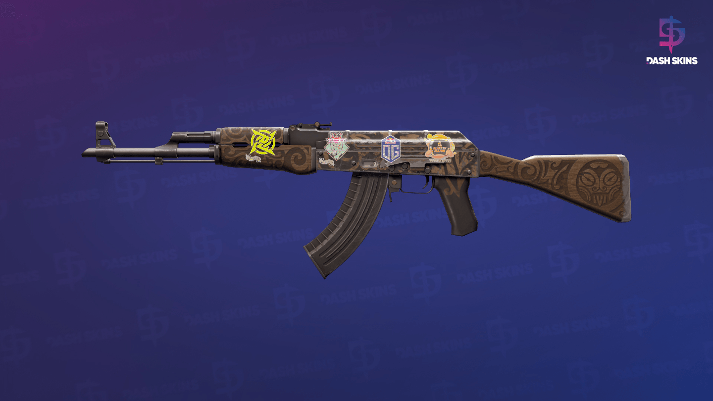 AK-47 | Uncharted (Battle-Scarred) Screenshot Playside