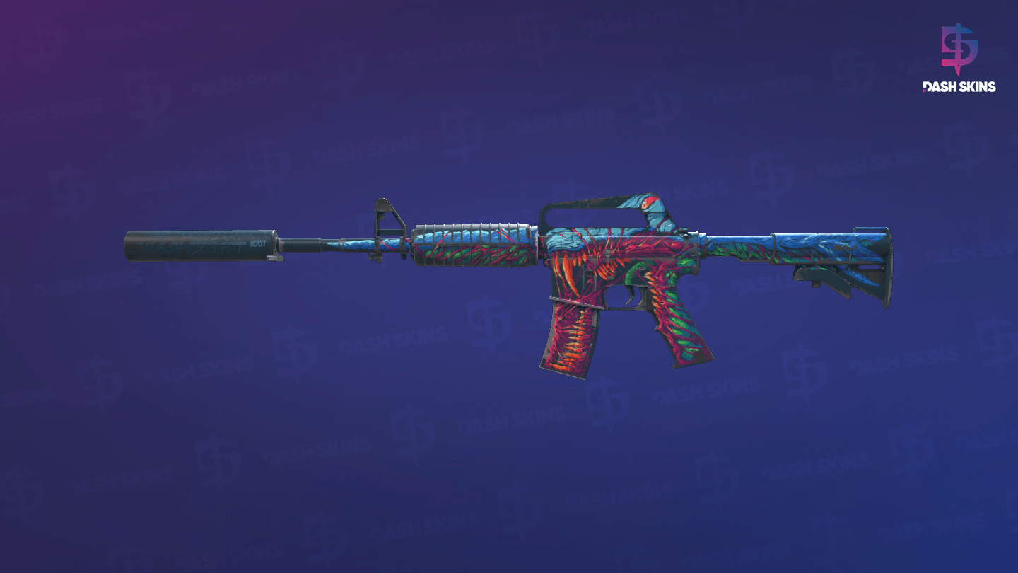 M4A1-S | Hyper Beast (Well-Worn) Screenshot Playside