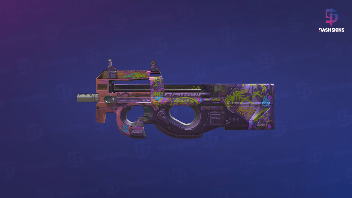 P90 | Neoqueen (Battle-Scarred) Screenshot Playside