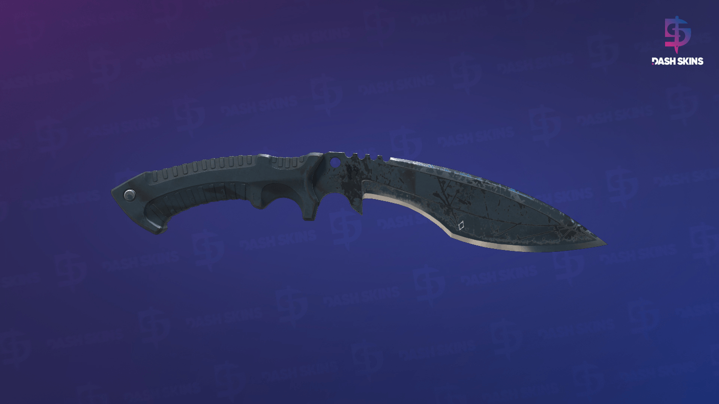 ★ StatTrak™ Kukri Knife | Night Stripe (Well-Worn) Screenshot Playside