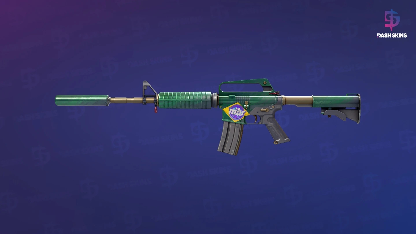M4A1-S | Electrum (Minimal Wear) Screenshot Playside