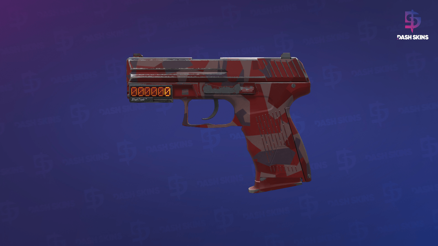 StatTrak™ P2000 | Red FragCam (Minimal Wear) Screenshot Playside