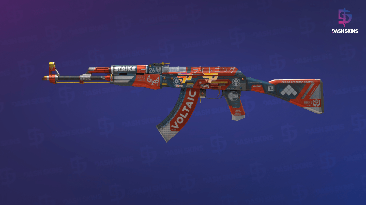 AK-47 | Bloodsport (Well-Worn) Screenshot Playside