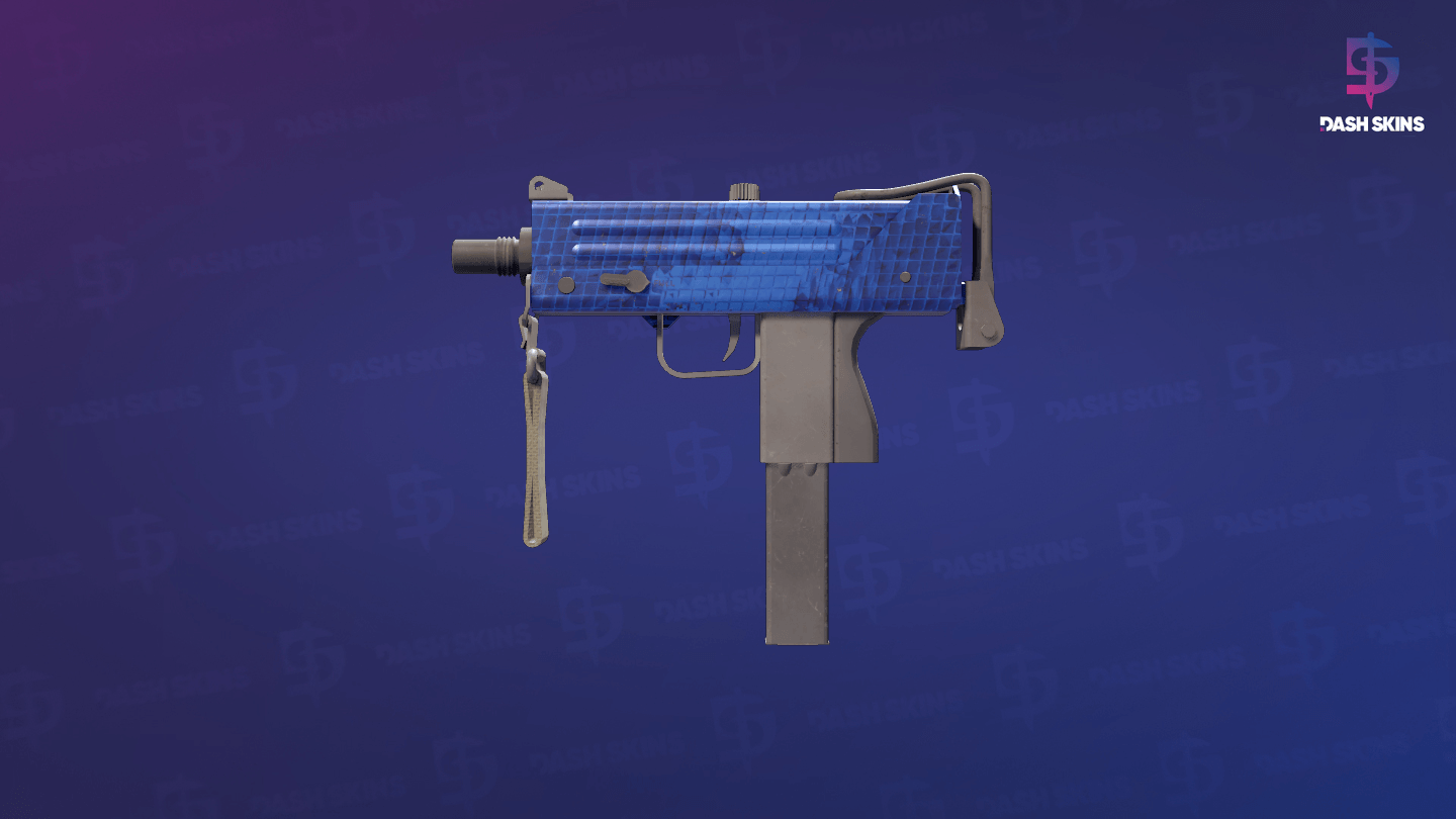 MAC-10 | Lapis Gator (Field-Tested) Screenshot Playside