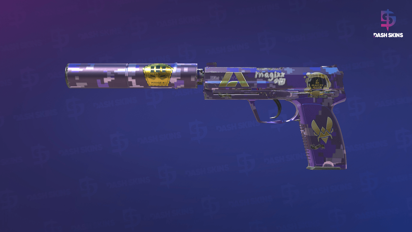 Souvenir USP-S | Purple DDPAT (Minimal Wear) Screenshot Playside