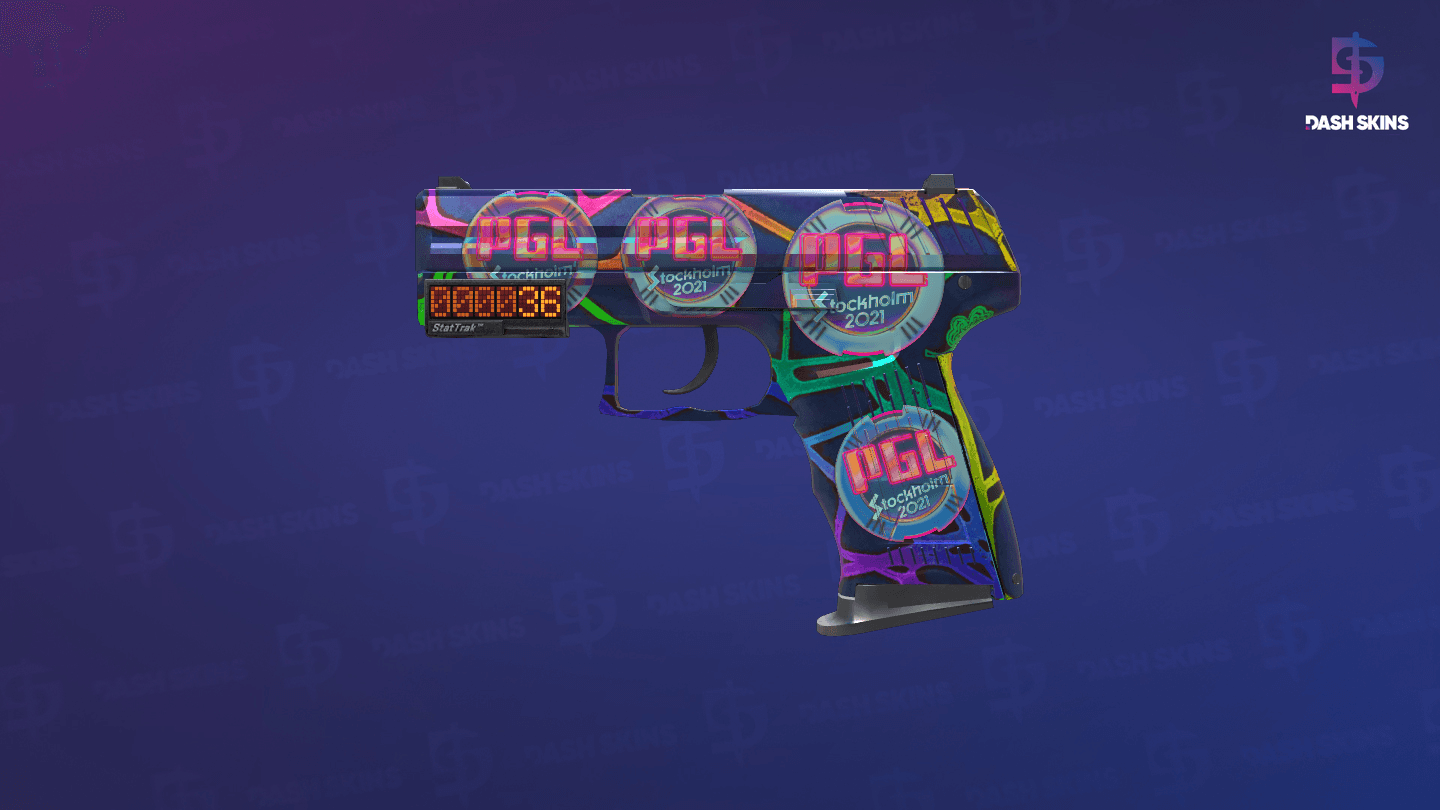 StatTrak™ P2000 | Acid Etched (Minimal Wear) Screenshot Playside
