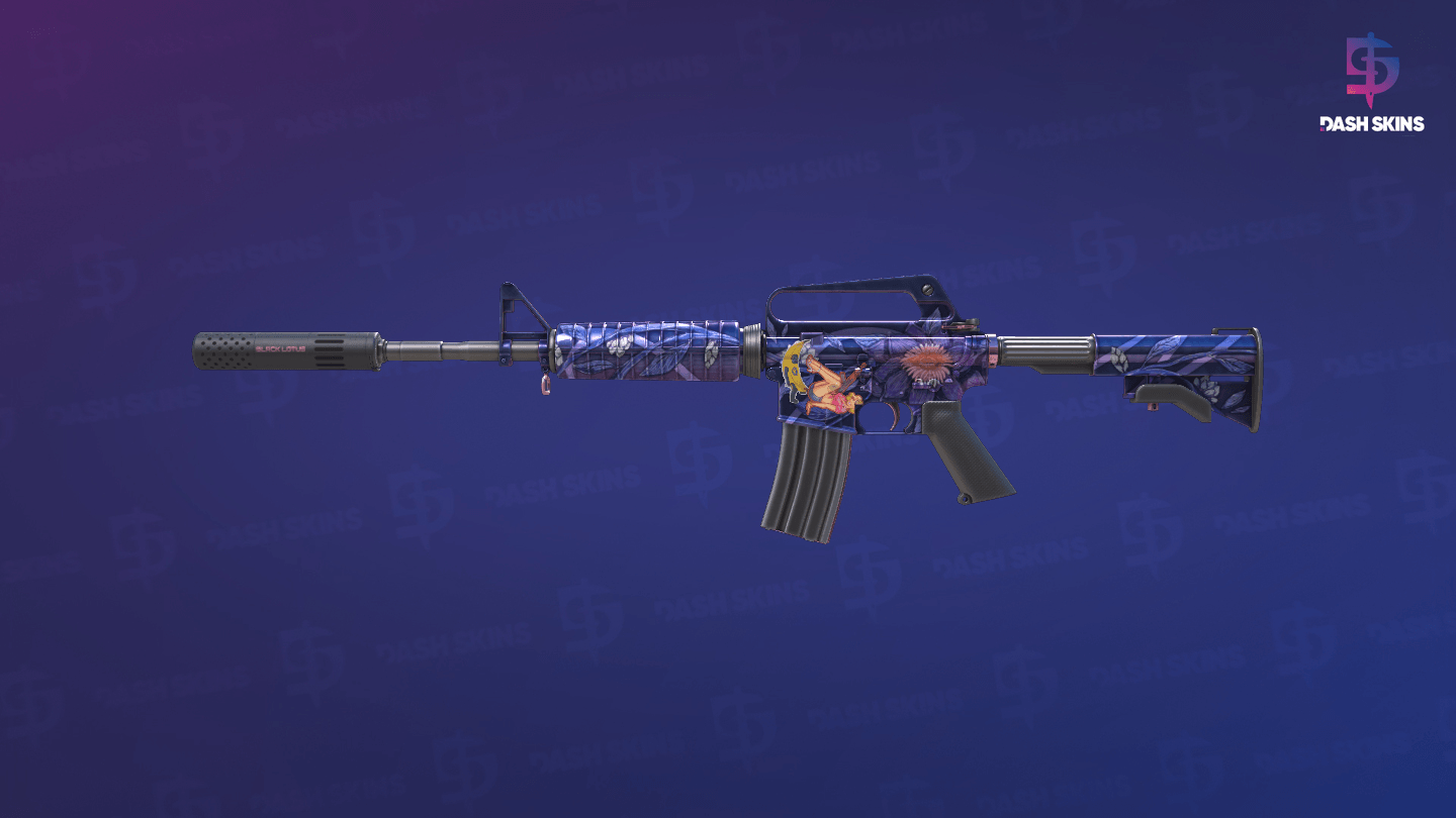 M4A1-S | Black Lotus (Minimal Wear) Screenshot Playside